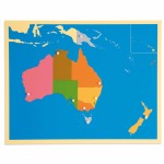 Mapa Australii Puzzle Nienhuis Montessori