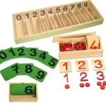 Wrzeciona W Skrzyneczce Zestaw Montessori