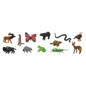 Zwierzęta leśne - figurki tuba Safari
