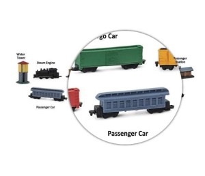 Pociągi - Figurki tuba Safari