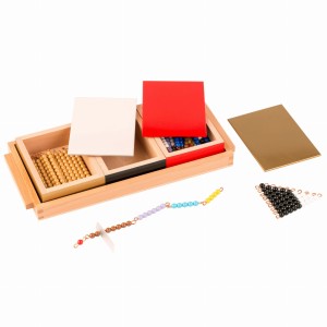 Wężowa Gra Odejmowanie Szklane Koraliki Nienhuis Montessori