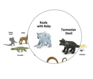 Zwierzęta Australia - Figuri tuba Safari