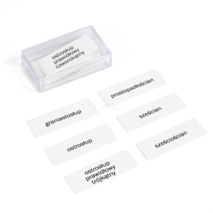 Bryły Geometryczne Etykiety