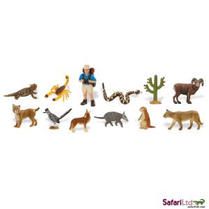 Zwierzęta Pustynne - figurki tuba safari