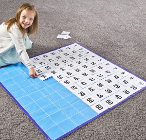 Mata Matematyczna  Montessori 100 SETKA XXL