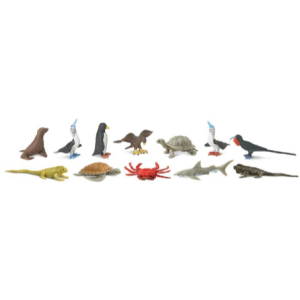 Zwierzęta z Galapagos - figurki tuba safari