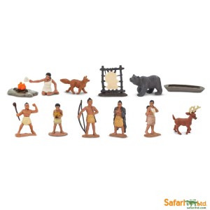 Indianie - Figurki tuba Safari